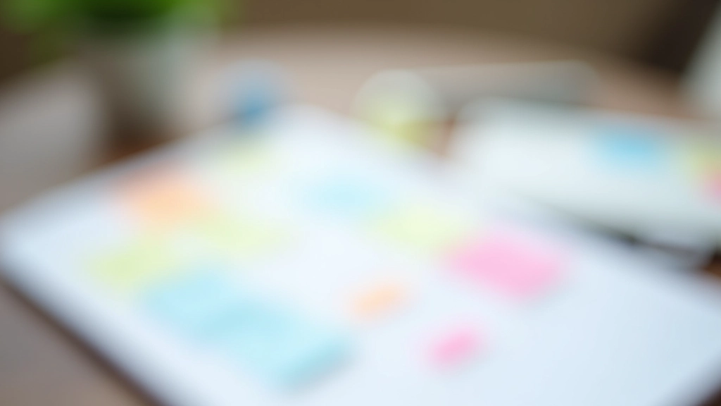 Calendrier mensuel montrant les dates de révision trimestrielle marquées avec un code couleur pour chaque trimestre