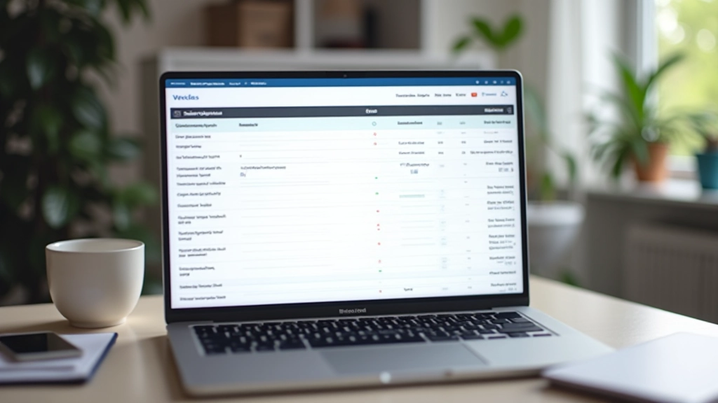 Écran d'ordinateur portable affichant une feuille de calcul avec liste complète des abonnements, tarifs et dates de résiliation