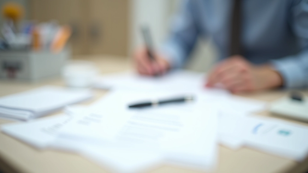 Piles de documents avec checkbox cochées pour suivi des résiliations d'abonnements