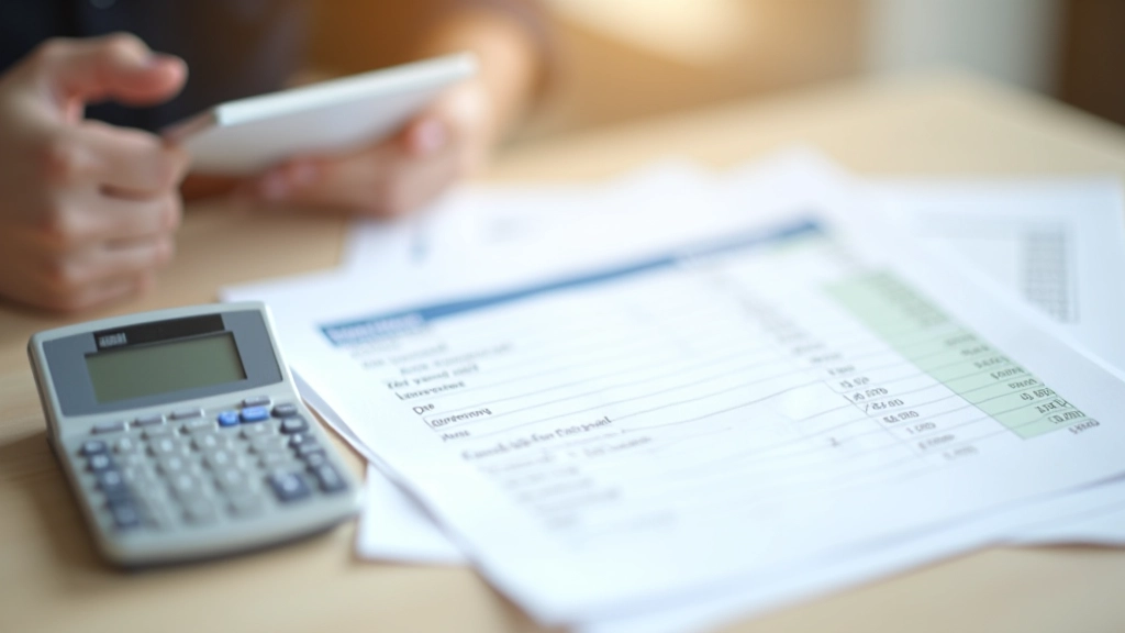 Tableau avec colonne de dépenses mensuelles totales surlignée et calculée